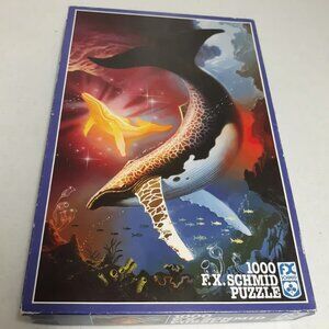 F.X.Schmid Puzzle 100 Prince of Wales 25×17" used all pieces There